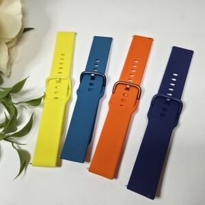 4 Pack 20mm watch Band Compatible with Samsung Galaxy Watch 4 Band 40mm 44mm